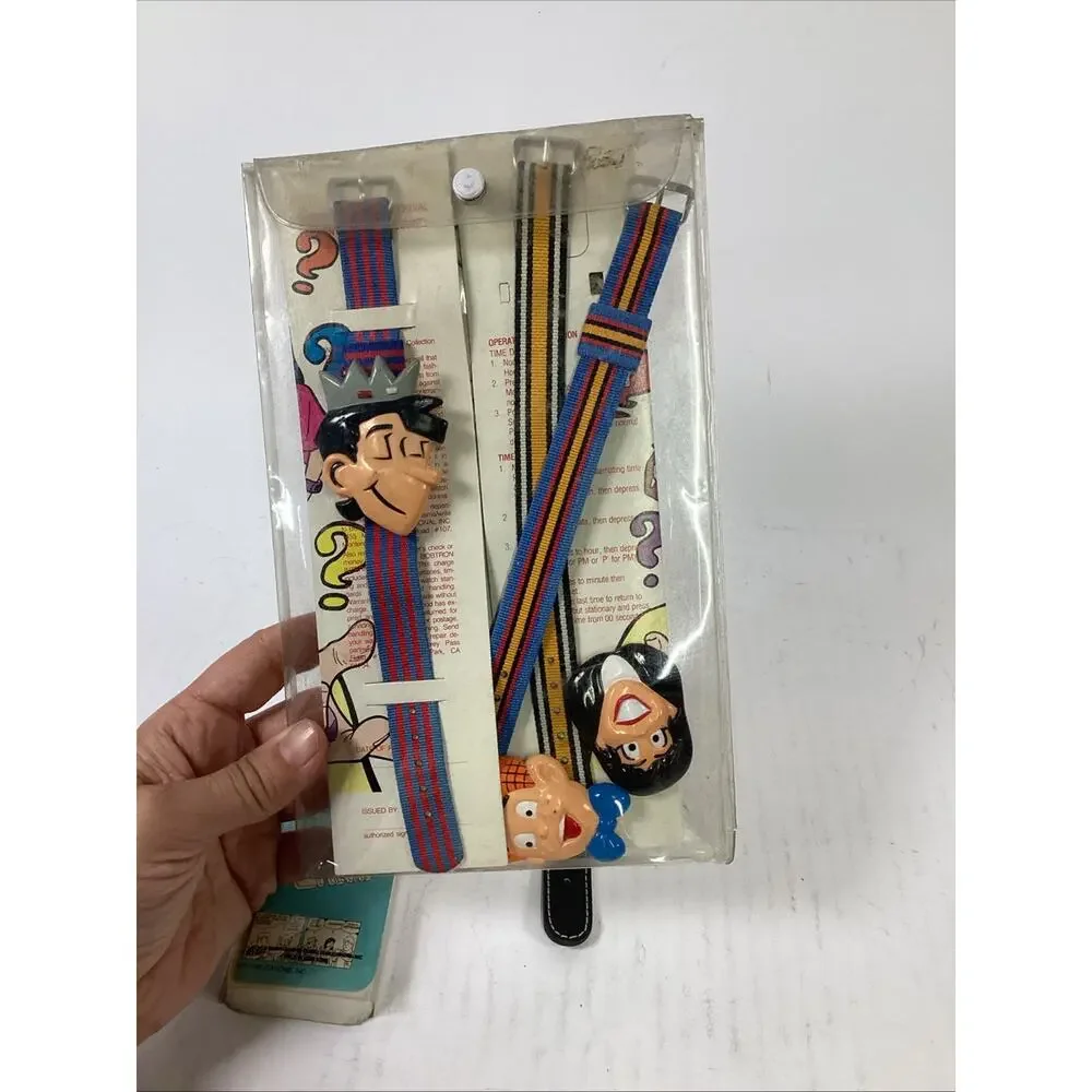 1989 Cheval Archie Digital Watch Set & Lot Of 2 Archie Watches